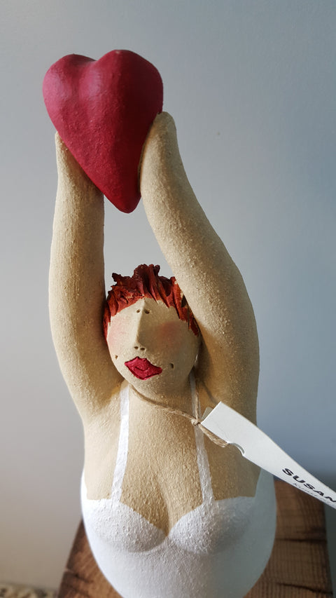 Susanne Boerner: 'Herz ueber Kopf_Frau'