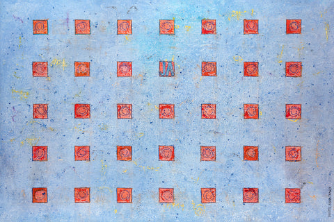 Wandbild '35 x JA' von Brigitte Anna Franck