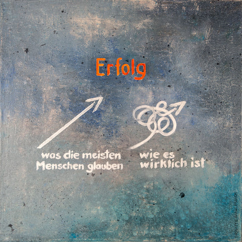 Wandbild 'Erfolg' von Brigitte Anna Franck