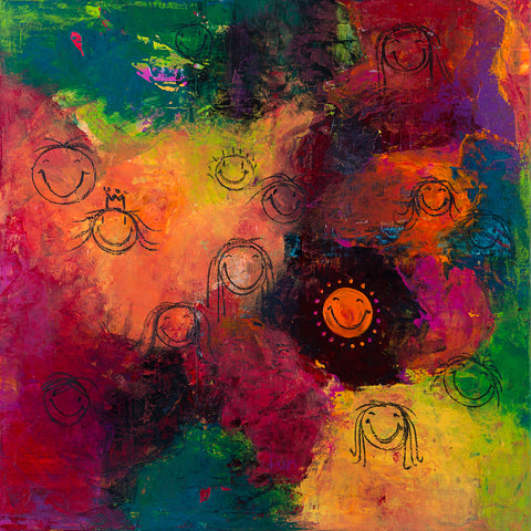 Wandbild 'Fun' von Brigitte Anna Franck