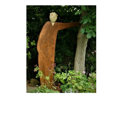 Susanne Boerner: 'Gartenfreund_linker Arm anlehnend'