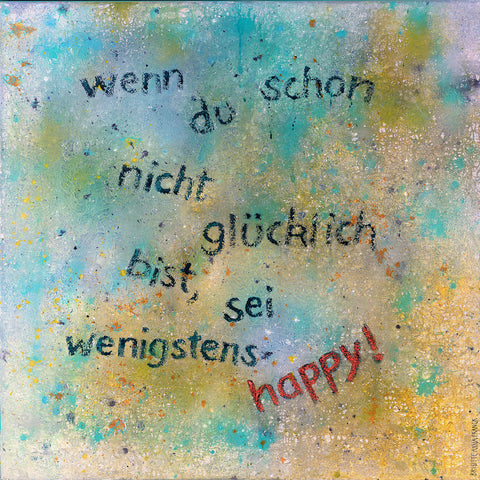 Wandbild 'Happy!' von Brigitte Anna Franck