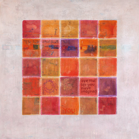 Wandbild 'Life is colourful' von Brigitte Anna Franck