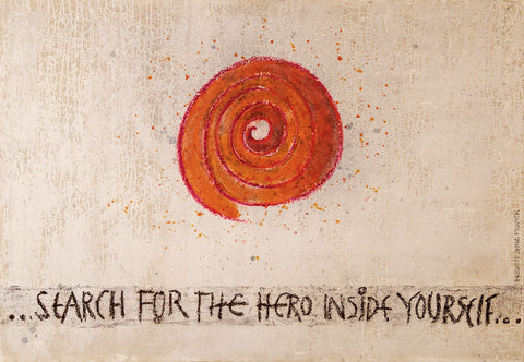 Wandbild 'Search for the hero' von Brigitte Anna Franck