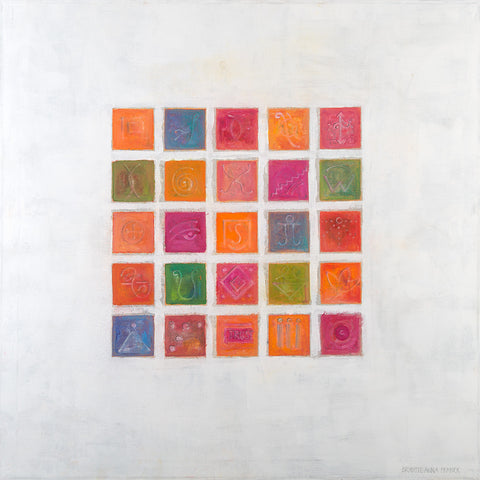 Wandbild 'Trust' von Brigitte Anna Franck