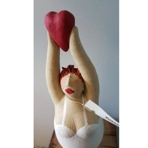 Susanne Boerner: 'Herz ueber Kopf_Frau'