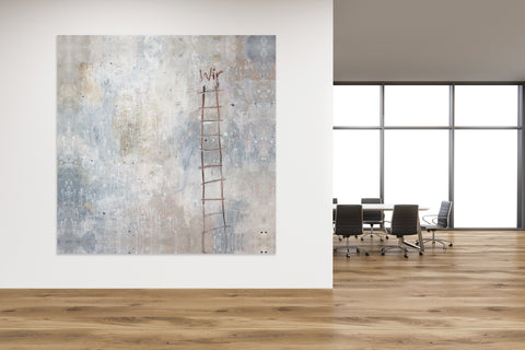 Wandbild 'WIR' von Brigitte Anna Franck