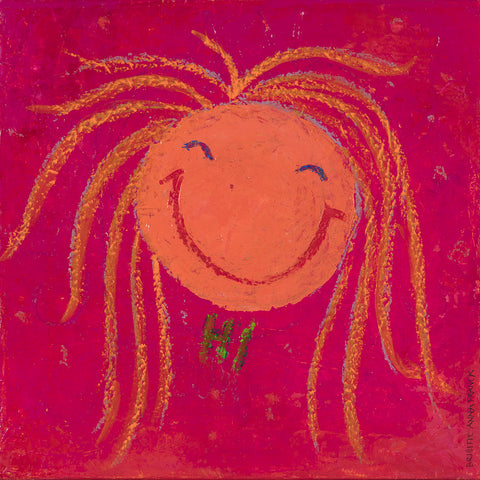 Wandbild 'SMILEY-HI' von Brigitte Anna Franck