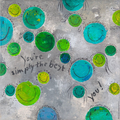Wandbild 'YOU! -MiniART' von Brigitte Anna Franck